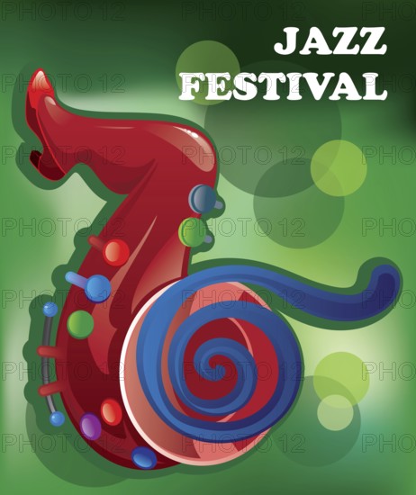 Creative conceptual music festival Vektor