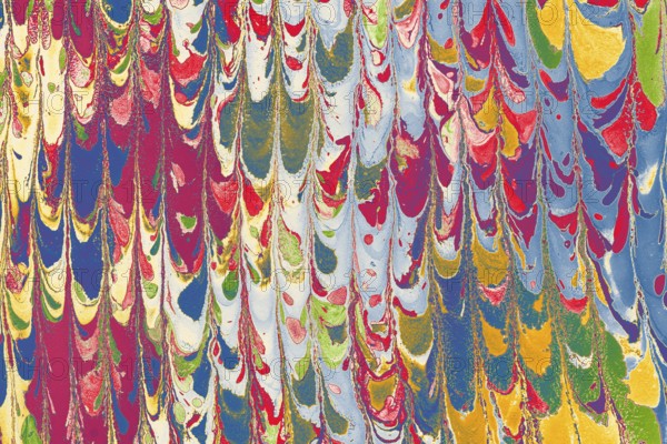 Abstract creative marbling pattern for fabric, design background texture