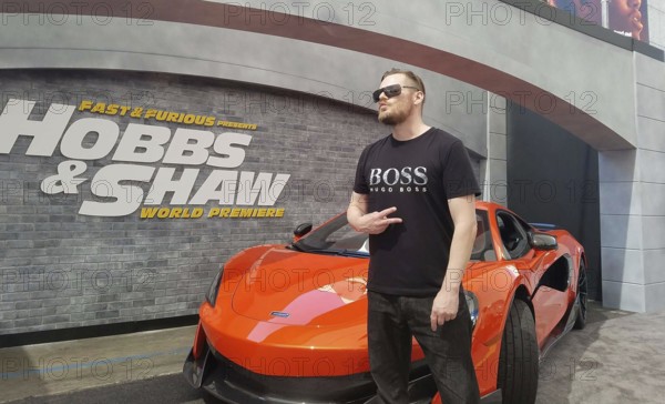 Tuukka Jantti at the World premiere of 'Fast & Furious Presents: Hobbs & Shaw' held at the Dolby Theatre in Hollywood, USA on July 13, 2019., Hollywood, California, USA, North America