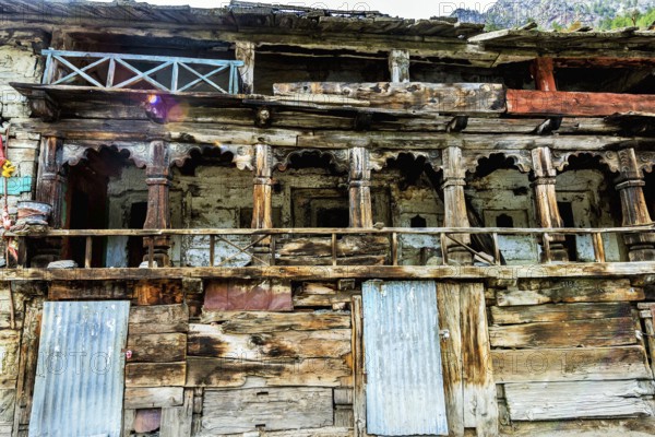 Mukhba village, Harsil, Uttarakhand, India, Asia