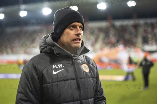 LUBIN, POLAND - FEBRUARY 17, 2025: Football match between KGHM Zaglebie Lubin vs Lechia Gdansk. Head coach of Zaglebie Marcin Wlodarski