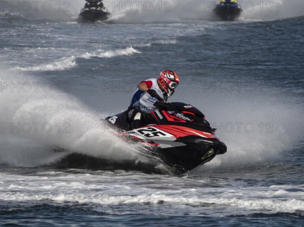 Olbia, Italy - September 16 - 20192 Aquabike world Championship gran prix of Italy