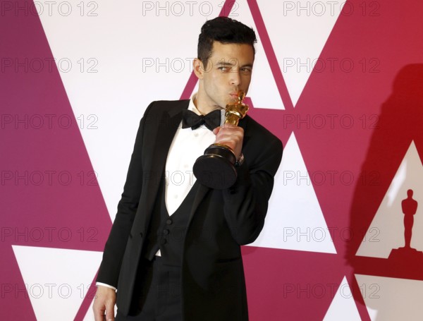 Rami Malek at the 91st Annual Academy Awards, Press Room held at the Loews Hotel in Hollywood, USA on February 24, 2019., Hollywood, California, USA, North America