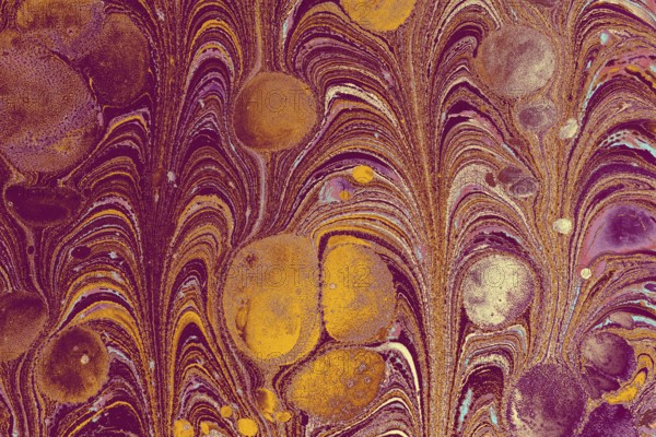 Creative ebru art background abstract pint. Marbling texture pattern