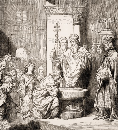 The Baptism of Vladimir the Great or Saint Vladimir of Kiev, c. 958 –1015