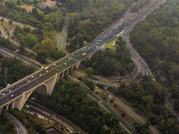 Motorway seen from above