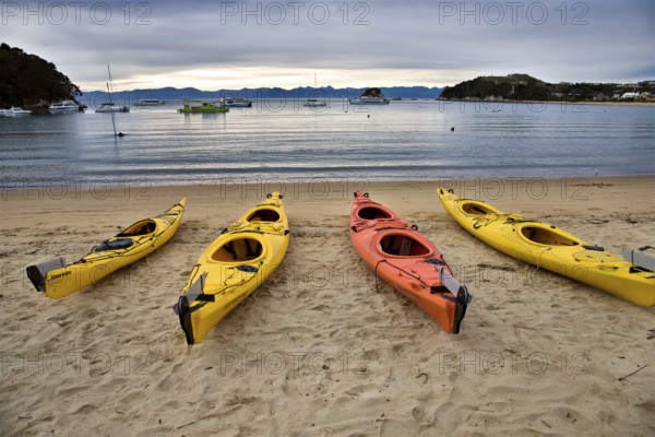 Golden Sand Beach New Zealand Abel Tasman National Park kayak