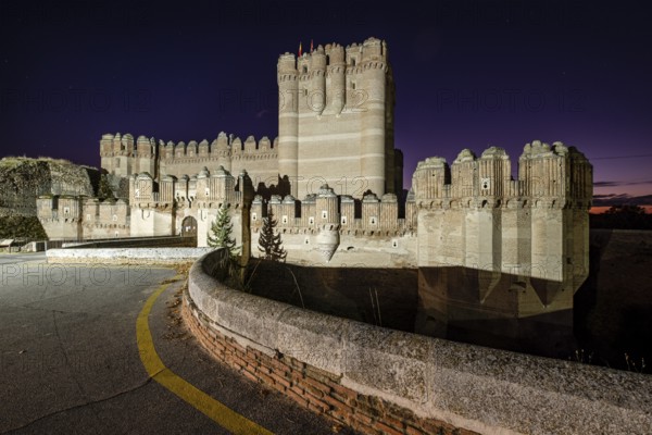 Coca castle, XV century, Gothic-Mudejar, Coca, Segovia province, Spain, Europe
