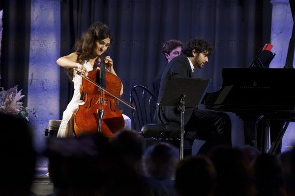 Integral sonatas for cello and piano, Brahms, Zuzanna Sonowska cello, Magí Garcías piano, Brahms Pollença Festival, Majorca, Balearic Islands, Spain, Europe