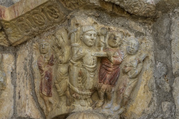 North door, basilica Saint-Just de Valcabrère, 12th century, Comminges, French Republic