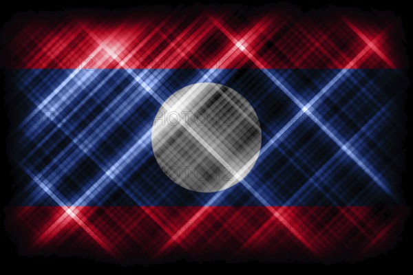 Laos flag, national flag, modern flag background