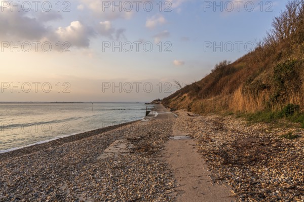 Totland Bay on the Isle of Wight, England, UK