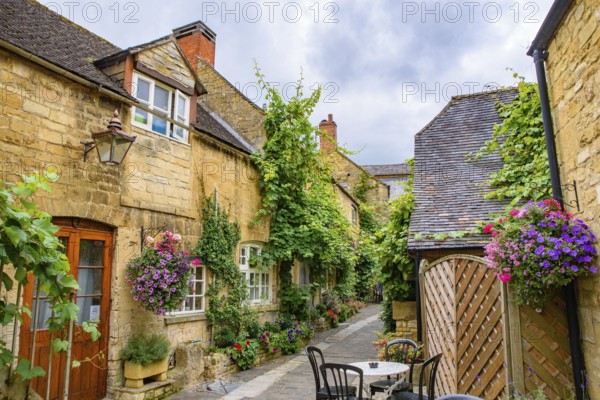 Traditional rural houses in Cotswolds area, England, UK