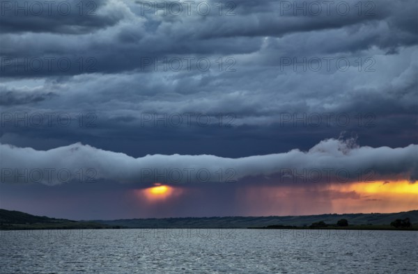 Prairie Storm Clouds Canada Saskatchewan Dramatic Summer