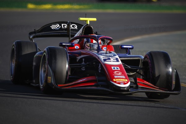 MELBOURNE, AUSTRALIA, MARCH 22: Roman Stanek of Czech Republic and Trident during qualifying at the 2024 Formula 2 Australian Grand Prix at Albert Park in Melbourne, Australia, Oceania