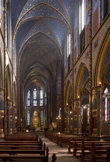 St Mary's Basilica, interior facing east, St, Saint, Saint