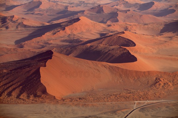 Hot air balloon ride over the Namib in the Namib-Naukluft National Park in Namibia