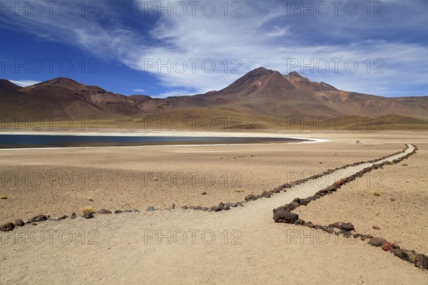 Laguna Miscanti in the Atacama Desert in Chile