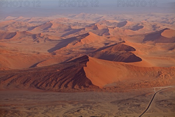 Hot air balloon ride over the Namib in the Namib-Naukluft National Park in Namibia