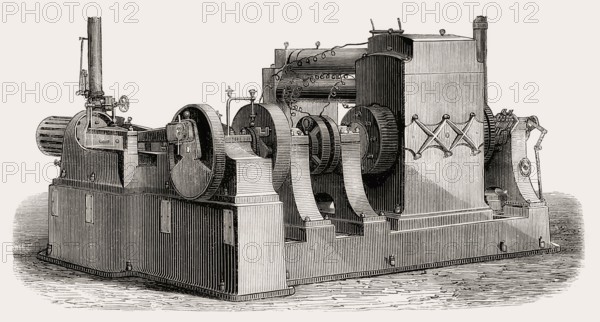 Generator by Thomas Alva Edison, 1847-1931, an American inventor and businessman