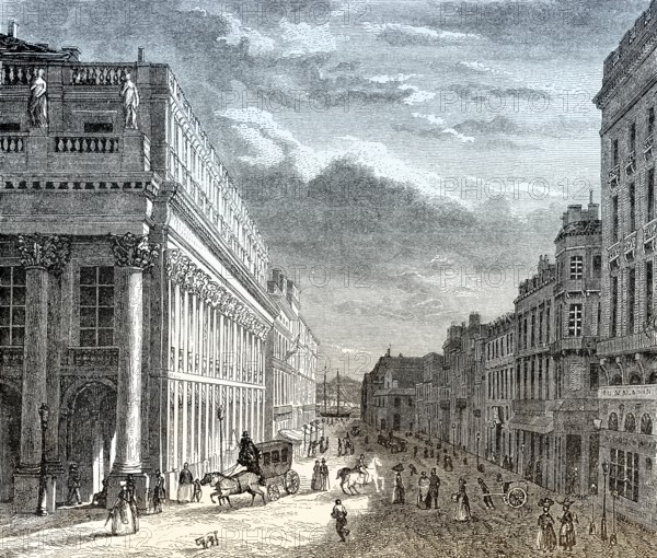 Rue du Chapeau Rouge, Bordeaux, Gironde department, France, 19th century, Europe