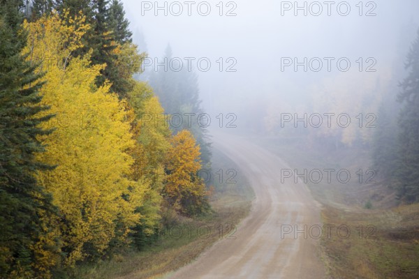 Autumn Northern Saskatchewan wilderness prestine rural scenic