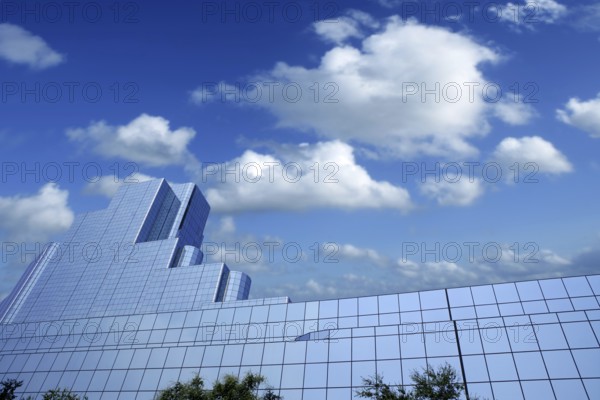 Dallas downtown city mirror skyscraper buildings urban landscape