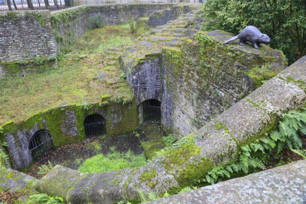 Casemates at the former city gate Porte Saint Pierre, Nantes, Departement Loire-Atlantique, Region Pays de la Loire, France, Europe