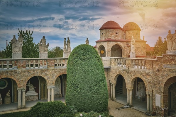 Fragment of the Castle in Szekesfehervar, Hungary Szekesfehervar, Hungary, Europe