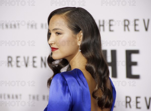 HOLLYWOOD, CA, Grace Dove at the Los Angeles premiere of 'The Revenant' held at the TCL Chinese Theatre in Hollywood, USA on December 16, 2015., Hollywood, California, USA, North America