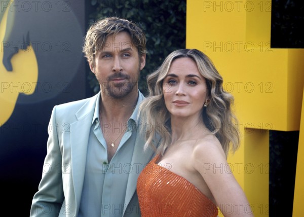 Ryan Gosling and Emily Blunt at the Los Angeles premiere of 'The Fall Guy' held at the Dolby Theater in Hollywood, USA on April 30, 2024., Hollywood, California, USA, North America
