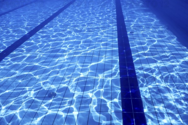 Swimming Pool water. Ripple Water. Sun Reflection background