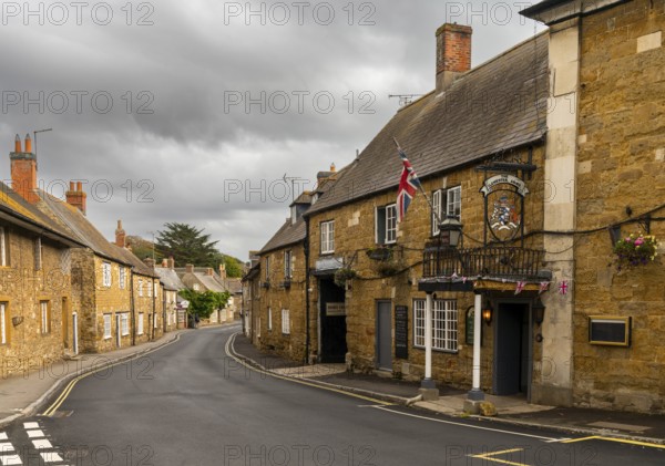 Abbotsbury, United Kingdom, 6 September, 2022: picturesque Abbotsbury village in Dorset on the Jurassic Coast of England, Europe