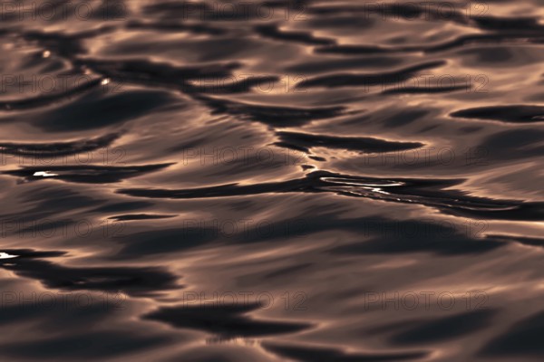 Sunset on the Water surface