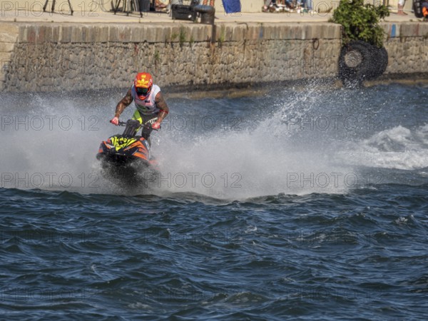Olbia, Italy - September 16 - 20192 Aquabike world Championship gran prix of Italy