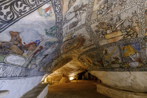 Cave Hermitage of San Bernabé, Ojo Guareña, Espinosa de los Monteros, Castilla y Leon, Spain, Europe