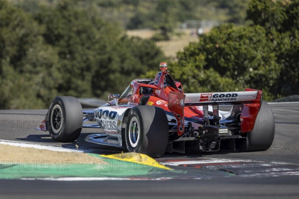 SCOTT MCLAUGHLIN (3) of Christchurch, New Zealand practices for the Firestone Grand Prix of Monterey at WeatherTech Raceway Laguna Seca in Salinas, CA
