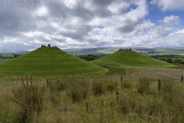 View of Andromeda and Milky Way in the Crawick Multiverse in Dumfries and Galloway