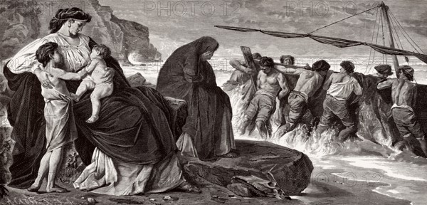 Medea's farewell, Greek mythology