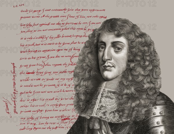 James VI and I, James Charles Stuart, 1566 – 1625, King of England, Scotland and Ireland, handwritten letter, digitally edited