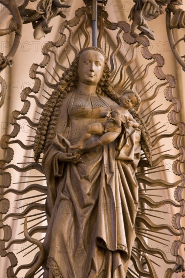 Marienleuchter, west side, St., Sankt, Saint
