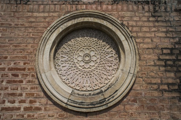 Circular design on Baroda Museum and Picture Gallery, Gujarat, India, Asia