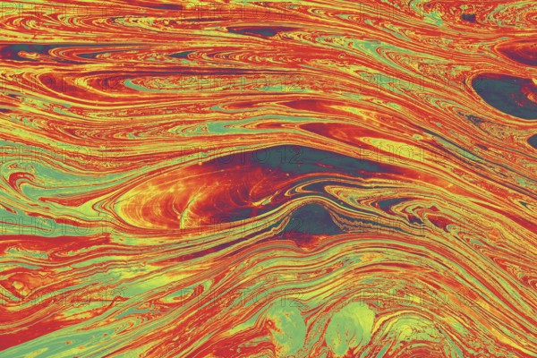 Traditional Ottoman Turkish abstract marbling art patterns as background