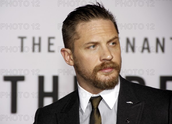 HOLLYWOOD, CA, Tom Hardy at the Los Angeles premiere of 'The Revenant' held at the TCL Chinese Theatre in Hollywood, USA on December 16, 2015., Hollywood, California, USA, North America