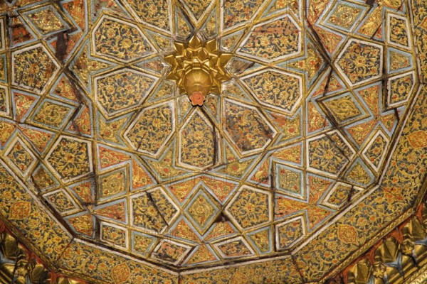 Ottoman Turkish art with geometric patterns on surfaces