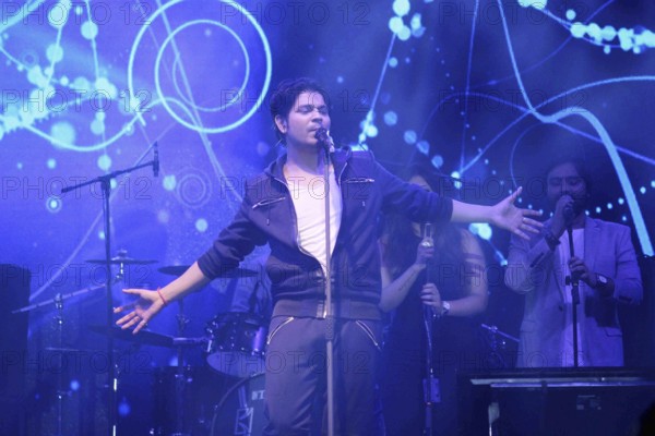 Bollywood singer Ankit Tiwari perform during Mid Day music concert at Phoenix Marketcity, in Mumbai, India on September 25 2016