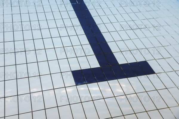 Underwater Empty Swimming Pool