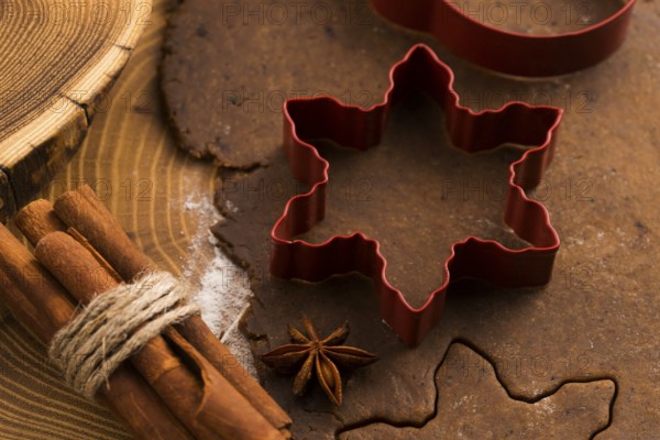 Baking Christmas gingerbread