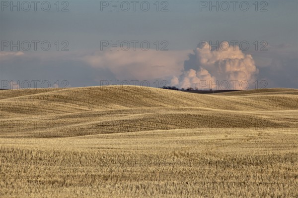Prairie Storm Clouds rural Saskatchewan Canada Spring