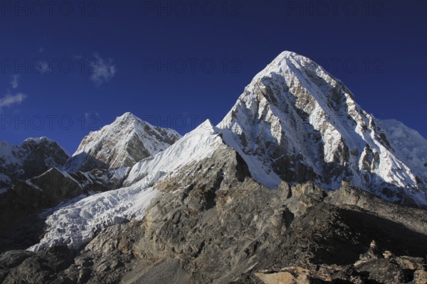 Mount Pumori seen from Kala Patthar, Nepal, Asia